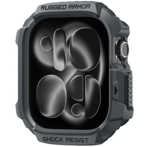 Spigen Rugged Armor 2 Apple Watch 10-11 (46 mm) tok, Dark Gray, sötétszürke
