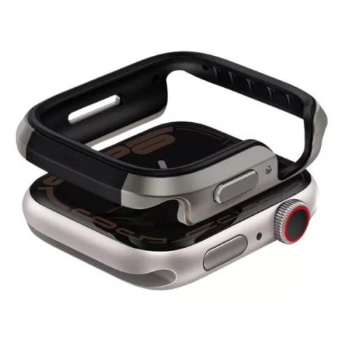 Uniq Valencia Apple Watch 11/ Watch 10 46mm műanyag tok, szürke