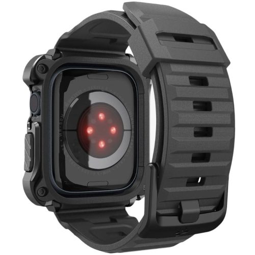 Spigen Tough Armor Pro Metal Apple Watch 7-9 (45 mm) tok / szíj, fekete