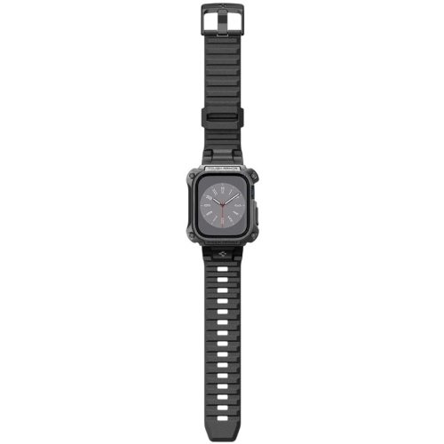 Spigen Tough Armor Pro Metal Apple Watch 7-9 (45 mm) tok / szíj, fekete