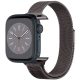 Spigen Metal Fit Apple Watch 1-6, SE, SE (2022), SE (2025) (38 / 40 mm) / Watch 7-9 (41 mm) / Watch 10-11 (42 mm) fém szíj, grafit