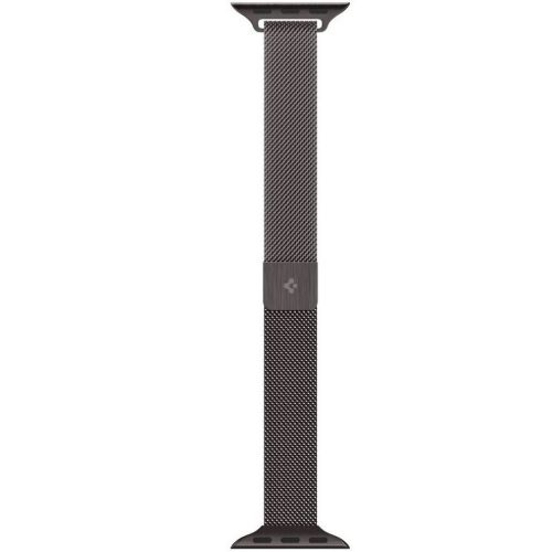 Spigen Metal Fit Apple Watch 1-6, SE, SE (2022), SE (2025) (38 / 40 mm) / Watch 7-9 (41 mm) / Watch 10-11 (42 mm) fém szíj, grafit