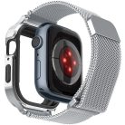 Spigen Metal Fit Pro Apple Watch 4-6, SE, SE (2022), SE (2025) (40 mm) / Watch 7-9 (41 mm) fém szíj / tok, ezüst