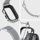 Spigen Metal Fit Pro Apple Watch 4-6, SE, SE (2022), SE (2025) (40 mm) / Watch 7-9 (41 mm) fém szíj / tok, ezüst