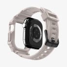 Spigen Rugged Armor Pro 2 Apple Watch 10-11 (46mm) szíj / tok, Dune Beige, bézs