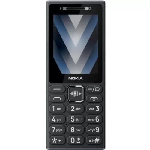 Nokia 200 nyomógombos telefon, Dual Sim, 4G, kártyafüggetlen, fekete