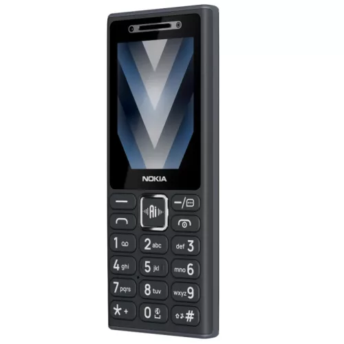 Nokia 200 nyomógombos telefon, Dual Sim, 4G, kártyafüggetlen, fekete