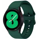 Samsung Galaxy Watch 4 / 5 / 5 Pro / 6 / 7 / FE (40 / 44 / 45mm) / Watch 4 Classic / 6 Classic (42 / 43 / 46mm), szilikon pótszíj, állítható, TP IconBand, sötétzöld