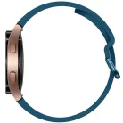 Samsung Galaxy Watch 4 / 5 / 5 Pro / 6 / 7 / FE (40 / 44 / 45mm) / Watch 4 Classic / 6 Classic (42 / 43 / 46mm), szilikon pótszíj, állítható, TP IconBand, sötétzöld