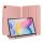 Samsung Galaxy Tab S6 Lite 10.4 (2020 / 2022 / 2024) SM-P610 / P615 / P613 / P619 / P620 / P625, mappa tok, Trifold, érintőceruza tartó, Dux Ducis Domo, rózsaszín