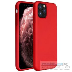   Xiaomi Mi 10 Lite 5G, Szilikon tok, Wooze Liquid Silica Gel, piros