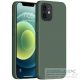 Xiaomi Redmi Note 9 / Redmi 10X 4G, Szilikon tok, Wooze Liquid Silica Gel, sötétzöld