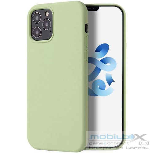 Xiaomi Redmi Note 9S / 9 Pro / 9 Pro Max, Szilikon tok, Wooze Liquid Silica Gel, világoszöld