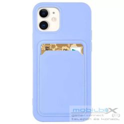  Samsung Galaxy A50 / A50s / A30s, Szilikon tok, kártyatartóval, Wooze Card Slot, világoskék