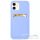 Samsung Galaxy A50 / A50s / A30s, Szilikon tok, kártyatartóval, Wooze Card Slot, világoskék