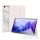 Samsung Galaxy Tab A7 10.4 (2020) SM-T500 / T505, mappa tok, Trifold, légpárnás sarok, közepesen ütésálló, átlátszó hátlap, Dux Ducis Toby, rózsaszín