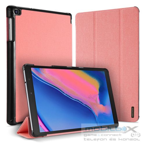 Samsung Galaxy Tab A 8.0 + S Pen (2019) SM-P200 / P205, mappa tok, Trifold, Dux Ducis Domo, rózsaszín