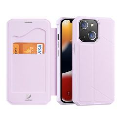   Apple iPhone 11 Pro Max, Oldalra nyíló tok, stand, Dux Ducis Skin X New, rózsaszín