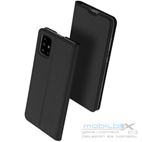Nokia 2.4, Oldalra nyíló tok, stand, Dux Ducis, fekete