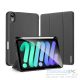 Apple iPad Mini (2021 / 2024) (8.3), mappa tok, Smart Case, érintőceruza tartó, Dux Ducis Domo, fekete