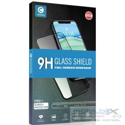   Xiaomi Redmi K30 / K30 5G / Poco X2, Kijelzővédő fólia, ütésálló fólia (az íves részre is!), Tempered Glass (edzett üveg), Full Glue, Mocolo, fekete