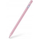 Univerzális toll, műanyag, (bármilyen kapacitív kijelzőhöz), Active Stylus Pen, rózsaszín