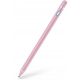 Univerzális toll, műanyag, (bármilyen kapacitív kijelzőhöz), Active Stylus Pen, rózsaszín