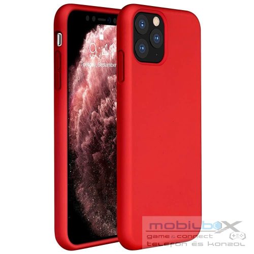 Samsung Galaxy A03 SM-A035F, Szilikon tok, Wooze Liquid Silica Gel, piros
