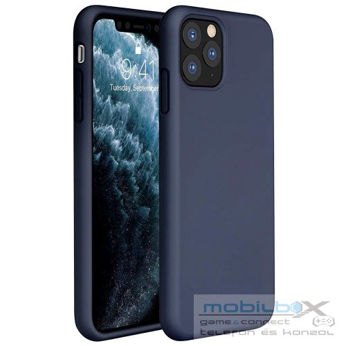 Xiaomi Redmi Note 11 Pro Plus, Szilikon tok, Wooze Liquid Silica Gel, sötétkék