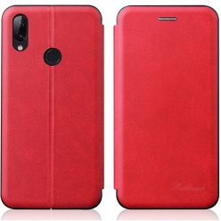   Xiaomi Redmi Note 9 5G, Oldalra nyíló tok, stand, Wooze Protect And Dress Book, piros