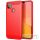 Xiaomi Redmi 10 5G / Redmi Note 11E, Szilikon tok, közepesen ütésálló, szálcsiszolt, karbon minta, piros