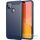 Samsung Galaxy M23 5G SM-M236B, Szilikon tok, közepesen ütésálló, szálcsiszolt, karbon minta, sötétkék