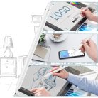 Univerzális toll, műanyag, (bármilyen kapacitív kijelzőhöz), Active Stylus Pen, fekete