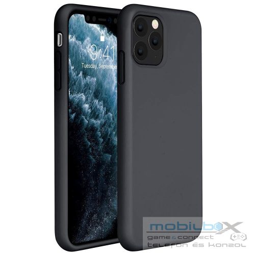 Xiaomi Redmi A1 / A2, Szilikon tok, Wooze Liquid Silica Gel, fekete