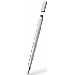   Univerzális toll, (bármilyen kapacitív kijelzőhöz), Magnet Stylus Pen, ezüst