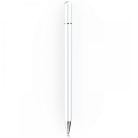 Univerzális toll, (bármilyen kapacitív kijelzőhöz), Charm Stylus Pen, feher/ezust
