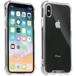   Samsung Galaxy S23 Ultra SM-S918, Szilikon védőkeret, akril hátlap, közepesen ütésálló, Armor Jelly Case, Roar, átlátszó