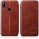 Xiaomi Redmi Note 12 Pro 5G / Poco X5 Pro 5G, Oldalra nyíló tok, stand, Wooze Protect And Dress Book, barna