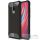 Samsung Galaxy M30 SM-M305F, Műanyag hátlap védőtok, Defender, fémhatású, fekete