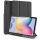Samsung Galaxy Tab S6 Lite 10.4 (2020 / 2022 / 2024) SM-P610 / P615 / P613 / P619 / P620 / P625, mappa tok, Trifold, érintőceruza tartó, Dux Ducis Domo, fekete