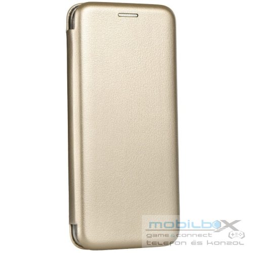 Samsung Galaxy A42 5G / M42 5G SM-A426B / M426B, Oldalra nyíló tok, stand, Forcell Elegance, arany