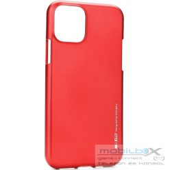   Huawei Y6p, Szilikon tok, Mercury i-Jelly, matt hatású, piros