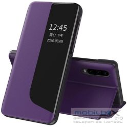   Huawei Mate 20 Pro, Oldalra nyíló tok, stand, hívás mutatóval, Wooze FashionBook, lila