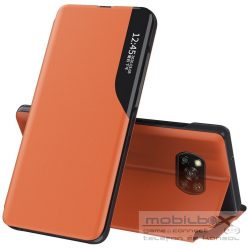   Samsung Galaxy Note 10 Plus / 10 Plus 5G SM-N975 / N976, Oldalra nyíló tok, stand, hívás mutatóval, Wooze FashionBook, sárga