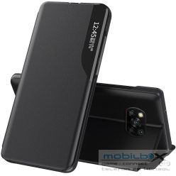   Samsung Galaxy S9 Plus SM-G965, Oldalra nyíló tok, stand, hívás mutatóval, Wooze FashionBook, fekete