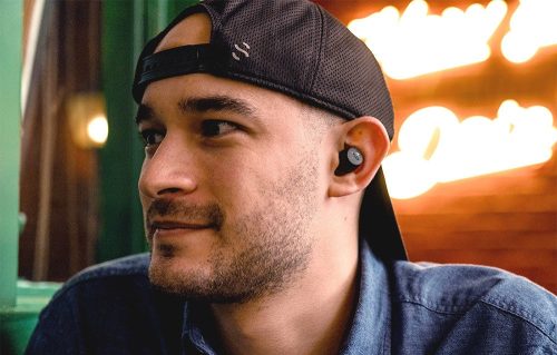 Bluetooth sztereó fülhallgató, v5.0, TWS, töltőtok, érintés vezérlés, zajszűrővel, vízálló, Edifier X3, fekete