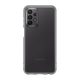 Samsung Galaxy A23 5G SM-A236U, Szilikon tok, átlátszó/fekete, gyári