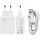 Hálózati töltő adapter, 67W, USB aljzat, USB Type-C kábellel, gyorstöltés, Xiaomi Charging Combo, fehér, gyári