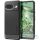 Google Pixel 8, Szilikon tok, Spigen Rugged Armor, karbon minta, fekete
