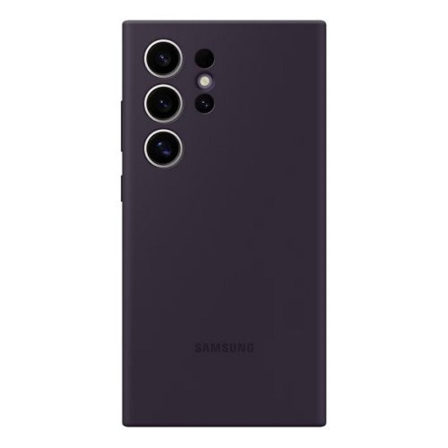 Samsung Galaxy S24 Ultra SM-S928, Szilikon tok, sötétlila, gyári (sérült csomagolás)